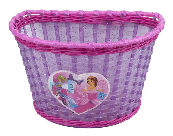 Dětský koš PRO-T na řídítka Girl fialovo-růžová Výprodej