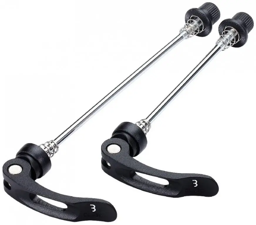 Vysoce Kvalitní rychloupínáky BBB WheelBlock černá matná