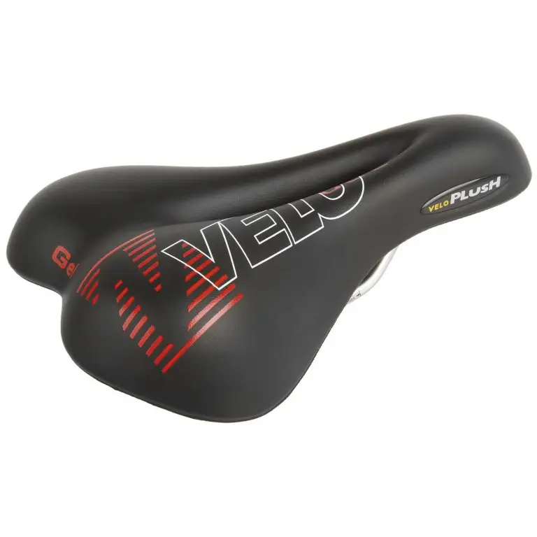Autentický sedlo MTB VELO Plush gel dámské s dírou