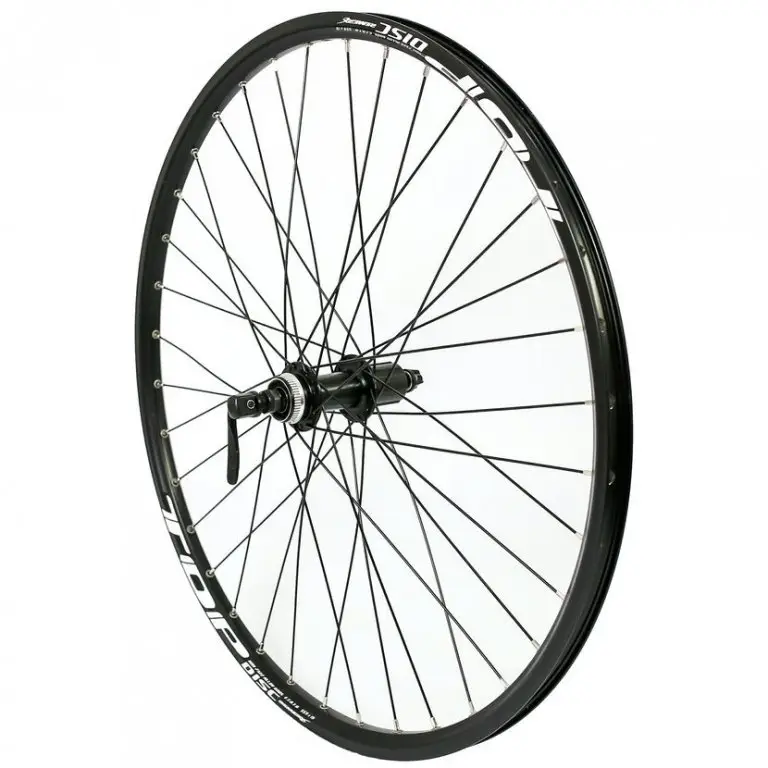 Ověřený kolo zapletené 26" 559-19 Top Disc zadní 36 děr RU Centerlock černé