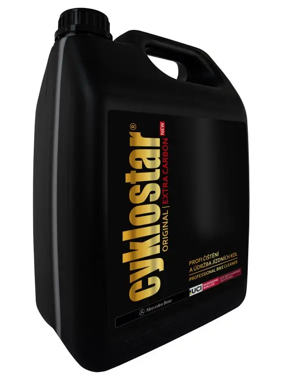 Akce čistič kol CykloStar originál Extra Carbon new 5l servisní balení