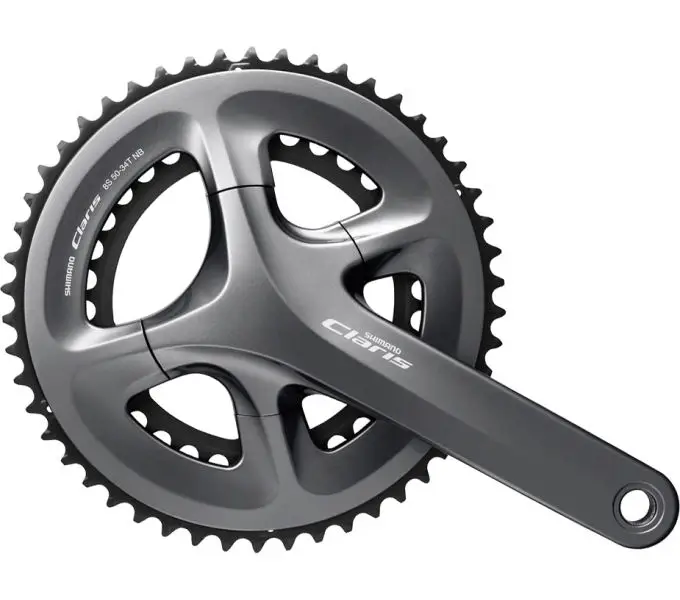 kliky Shimano Claris FC-R2000 2x8 50/34z 175mm šedé original balení Jen Po Omezenou Doba