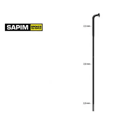 drát nerez Sapim Strong 2-2-2,3 x 292mm černý Levný