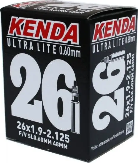 DUŠE KENDA 26x1.90-2.125 (47/57-559) FV-48MM 120G ULTRALITE 0,6MM Jen Po Omezenou Doba