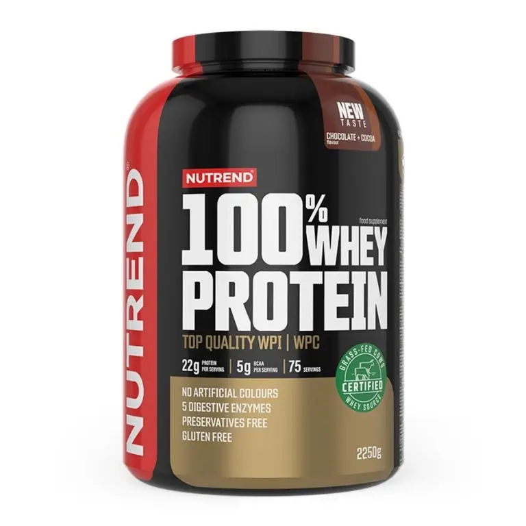 nápoj Nutrend 100% WHEY PROTEIN 2250g čokoláda+kokos Super Cena