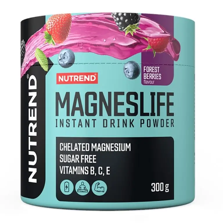 Cenově Výhodný nápoj Nutrend MagnesLife Instant drink powder 300g lesní plody