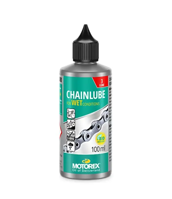 Ověřený olej MOTOREX Chain Lube Wet 100ml