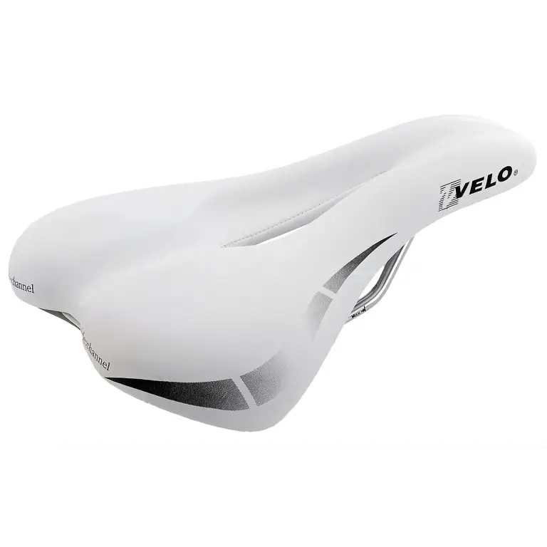 sedlo VELO WIDE CHANEL 250x168mm bílé Aktuální