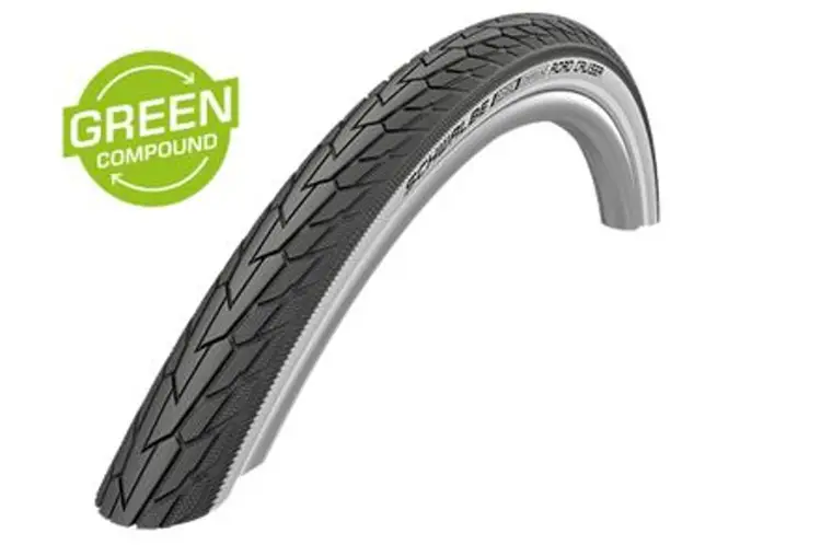 Nejlepší Volba plášť SCHWALBE Road Cruiser Active Line 28"x1.60/42-622 bílý bok reflex