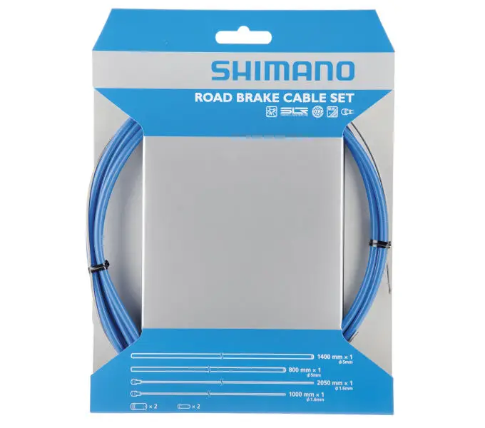 bowdeny+lanka Shimano set 1.6 x 1000/2050mm, 800/1400mm modrý Přímo Od Výrobce