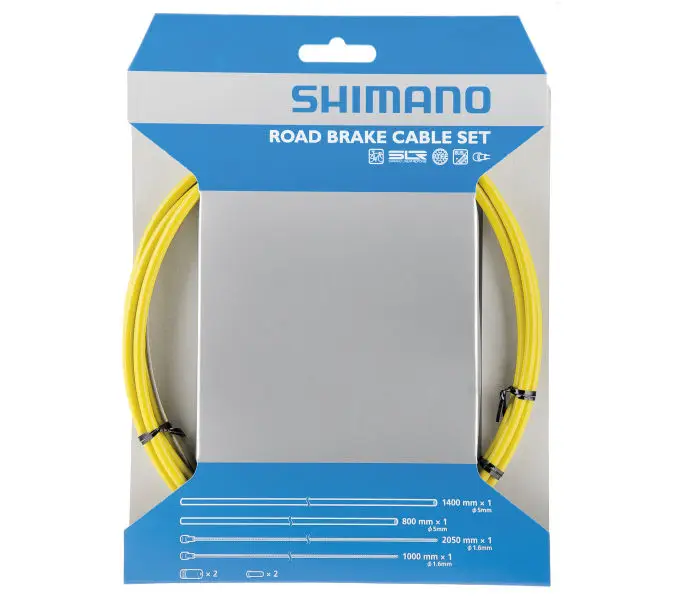 bowdeny+lanka Shimano set 1.6 x 1000/2050mm, 800/1400mm žlutý Zlevněný