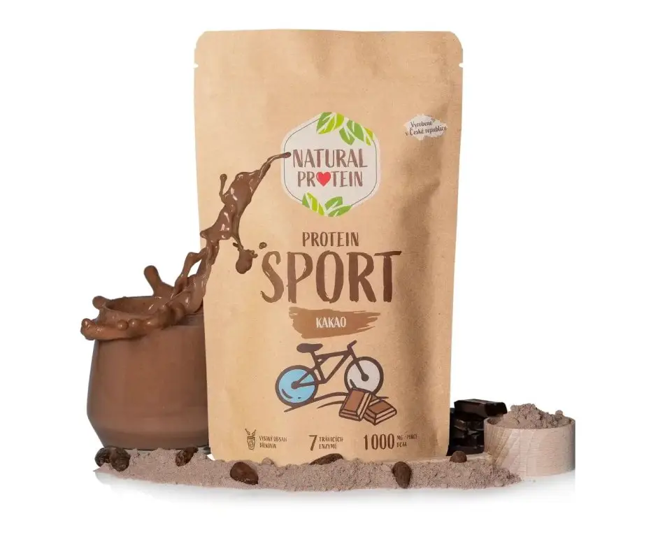 nápoj NaturalProtein protein SPORT 350g kakao Cenová Bomba