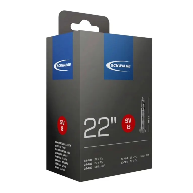 duše SCHWALBE SV8 22"x1 1/8-1 3/8 (28/37-489/501) SV/40mm Víkendová Akce