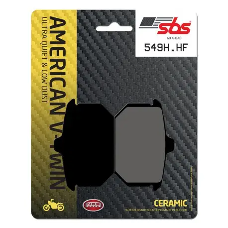 Expresní Doručení Zadní brzdové destičky SBS Harley-Davidson FXRS 1340 Low Rider 1985 - 1986 směs HF