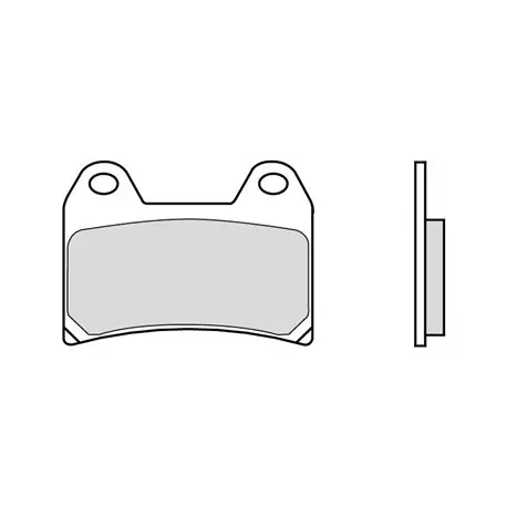 Novinka Přední brzdové destičky Brembo BMW 1200 R NINE T URBAN GS 2017 -směs 07