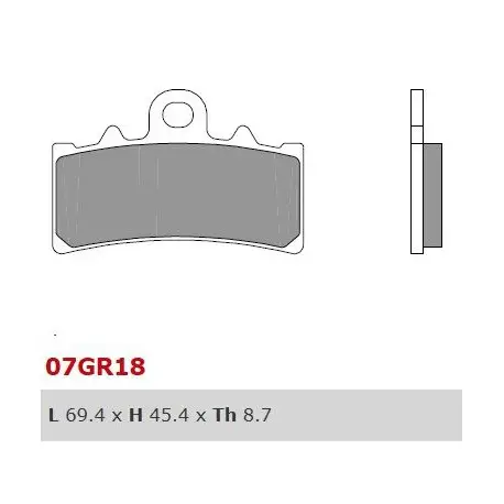 Jen Po Omezenou Doba Přední brzdové destičky Brembo BMW 400 C 400 X 2018 -směs SA