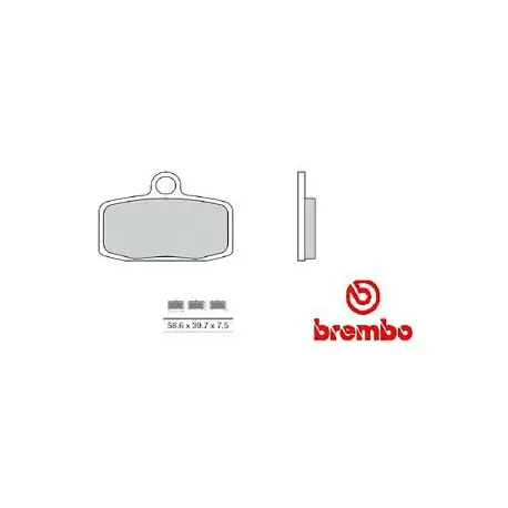 Nejlepší Volba Přední brzdové destičky Brembo KTM 85 SX 2012 -směs SX