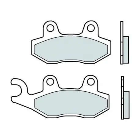 Nízká Cena Přední brzdové destičky Brembo Hyosung 125 AQUILA 2000 - 2001 směs SX