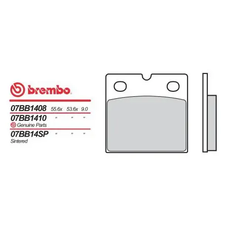 Zadní brzdové destičky Brembo BMW 800 R 80 R 1992 - 1992 směs 18 Akční Cena
