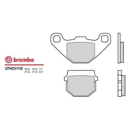 Cenová Bomba Zadní brzdové destičky Brembo HM 50 CRE BAJA 1997 -směs 18