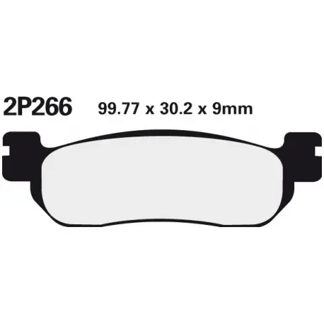 Přední brzdové destičky Nissin Yamaha TW 125 1999 - 2001 směs NS Vrácení Zdarma