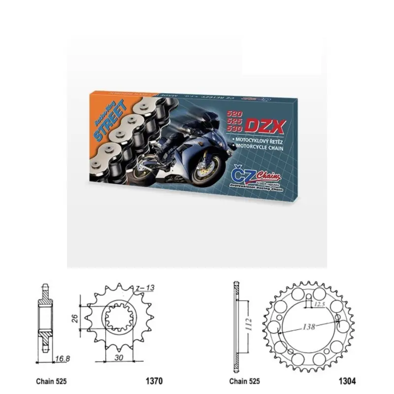 Zlevněný Řetězová sada s ČZ X-ring HONDA CB 650 R rok 19-24