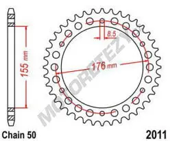 Kalená rozeta TRIUMPH 955i Daytona rok 03-04 Horká Nabídka