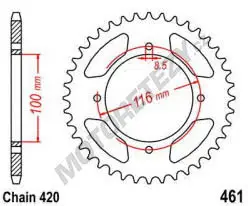 Rozeta KAWASAKI KX 85 (malá kola) rok 01-25 Bezpečná Platba