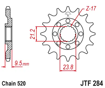 Řetězové kolečko HONDA CRF 250 X rok 22-24 Sezónní Sleva