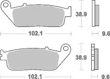 Výhodná Nabídka Brzdové destičky TRW Lucas přední HONDA NC 750 S DCT rok 14-21