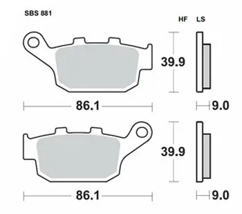 Cenová Bomba Brzdové destičky TRW Lucas zadní HONDA X-ADV 750 rok 17-23