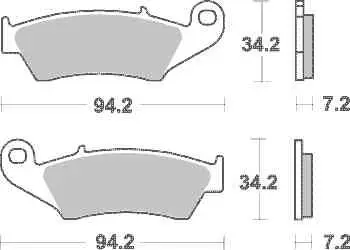Brzdové destičky TRW Lucas RSI přední BETA Xtrainer 250 rok 17-25 Akce