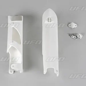 Bezpečná Platba UFO kryty předních tlumičů KTM SX/SXF 07-14, EXC 08-15 barva bílá OEM 7800109410004 - nahrazuje HU03356041