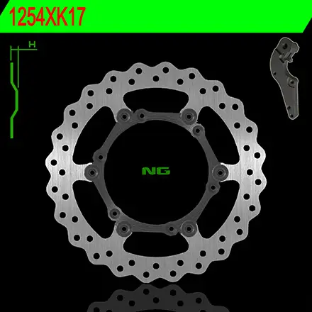 NG přední brzdový kotouč s adaptérem 270mm HUSABERG TE/FE 14-18, HUSQVARNA TC/TE/FC/FE 125/510 14-17, KTM SX/EXC/SXF/EXCF 125/530 08-18 WAVE plovoucí Objednat Nyní