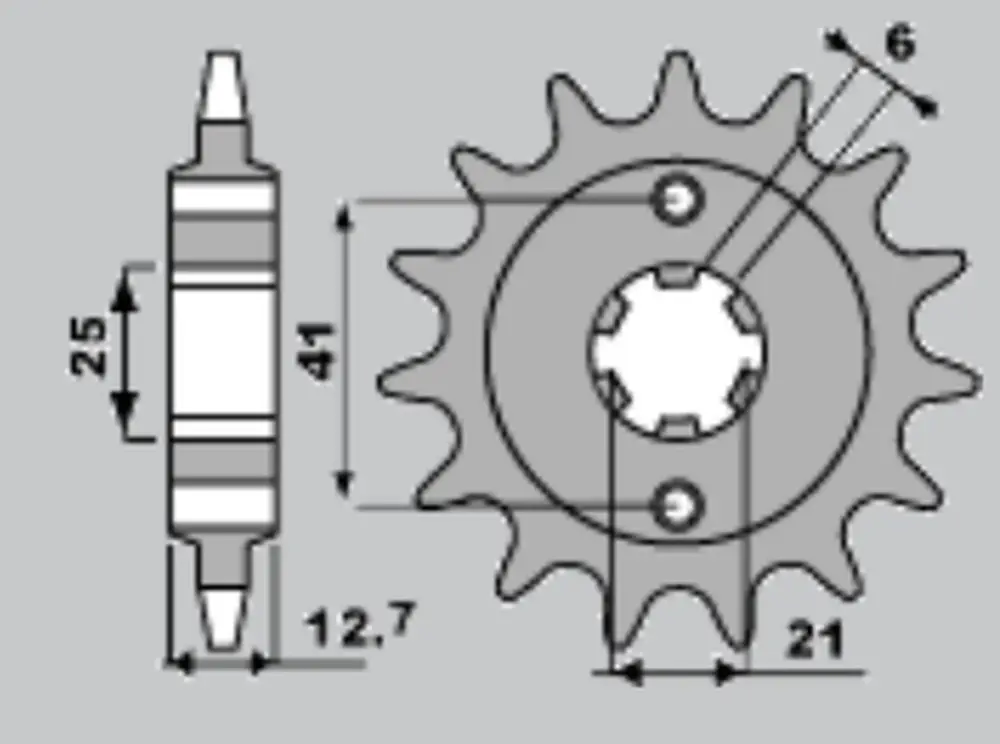 Nejprodávanější PBR přední řetězové kolo 288 17 18NC HONDA CB 550F/K 75-80 (řetěz 530)