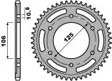 Akce PBR rozeta zadní 4529 45 C45 TRIUMPH 675 DAYTONA (06-16) STREET TRIPLE (08-16) (JTR2014.45) (MADE IN ITALY)