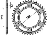 Výhodná Nabídka PBR zadní řetězové kolečko 4550 47 C45 BMW F 800 R 09-16 (otvor pro šroub 8,5mm) (JTR6.47) (řetěz 525) (MADE IN ITALY)