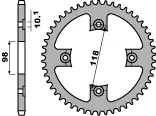 Výhodná Nabídka PBR zadní řetězové kolečko 4585 42 C45 BMW S 1000 RR (09-11) (řetěz 525) (JTR7.42)