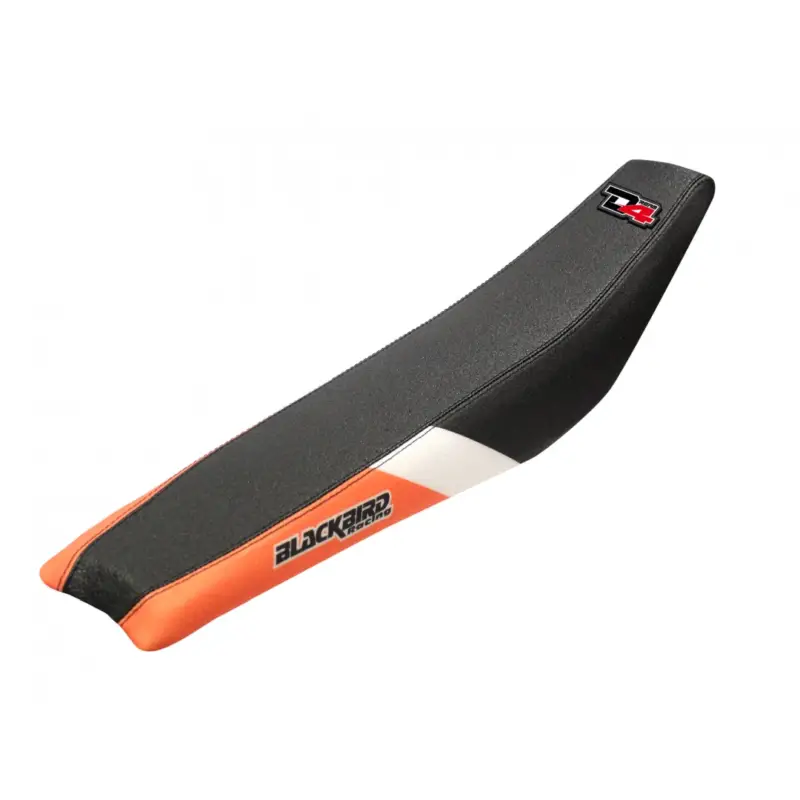 BLACKBIRD potah sedla KTM SX/SXF 98-06, EXC/EXCF 98-07 (SX ALL MODELS 98-06) (EXC ALL MODELS 98-07) DREAM 4 barva oranžová černá Horká Nabídka