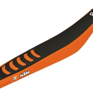 BLACKBIRD potah sedla KTM SX 85 04-12 DOUBLE GRIP 3 barva černá oranžová Nejlepší Volba