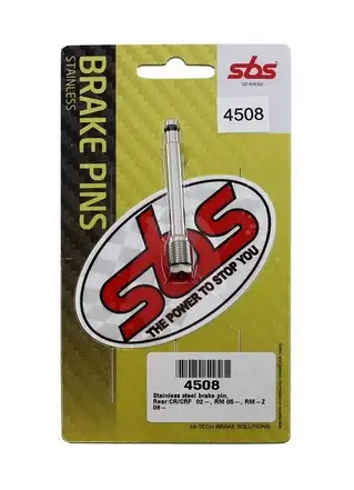 SBS závěs (čep) brzdových destiček zadní HONDA CR 125/250 02-07, CRF 250/450 05-20, SUZUKI RM 125/250 05-09, RMZ 250/450 08-18 Sezónní Sleva