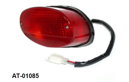 Nová Kolekce BRONCO světlomet zadní YAMAHA YFZ 450 (03-04), RAPTOR 350 (04-13), RAPTOR 660 (01-05) homologované (5LP-84700-10-00)(s osvětlením SPZ)