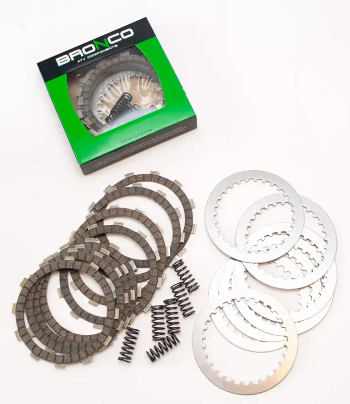 BRONCO spojkové kotouče, lamely a pružiny (komplet) KAWASAKI KLX 400 R 03, SUZUKI DRZ 400 00-20 (EBS3433) (EBS079) (AT-03915H) Bezpečná Platba