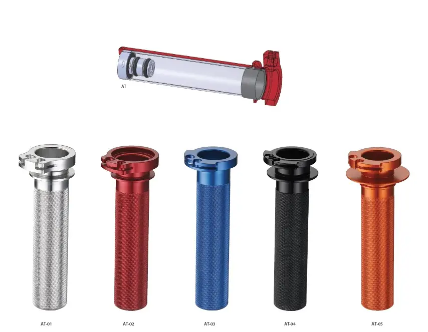 Koupit Online ACCEL plynová rukojeť hliníková s ložiskem RMZ250/450 05-16 (L2240300, L2230300) barva oranžová