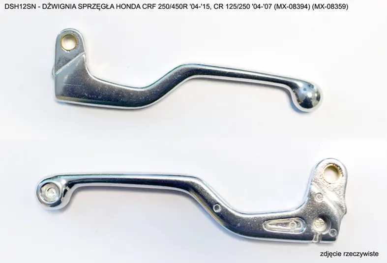 Aktuální PSYCHIC spojková páka HONDA CRF 250 / 450 R 04-20, CR 125 / 250 04-07, CRF 250 X 04-19, CRF 450 X 05-18 barva stříbrná (MX-08359; DSH12SN) MC-08017
