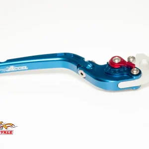 Pouze Dnes ACCEL výklopná brzdová páka YAMAHA R6 05-13,YZF R1 04-13, MT01 04-09 barva modrá (DHY10SA) (AFBL-09-4BL)