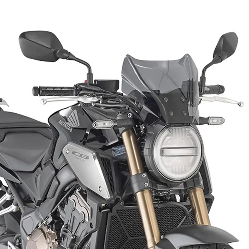 Ihned K Objednání KAPPA plexi štít HONDA CB 1000R 18-20, CB 650R 19-25, BENELLI 502C 19-25, CF MOTO 700CL 21-25,YAMAHA MT 07 21-25, MT-09 21-22, 24-25, MT 09 SP 21-22, KEEWAY RKF 125 18-24 (22 X 31 cm) ztmavený - bez upevnění
