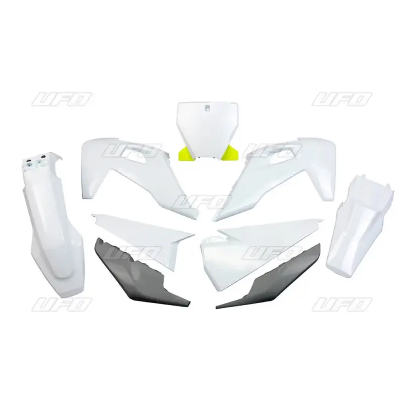 Expresní Doručení UFO kompletní sada plastů HUSQVARNA TC 125/250 19-22, FC 250/350/450 19-22 barva OEM 20 (bílá/grafitová) (HU622E999X)