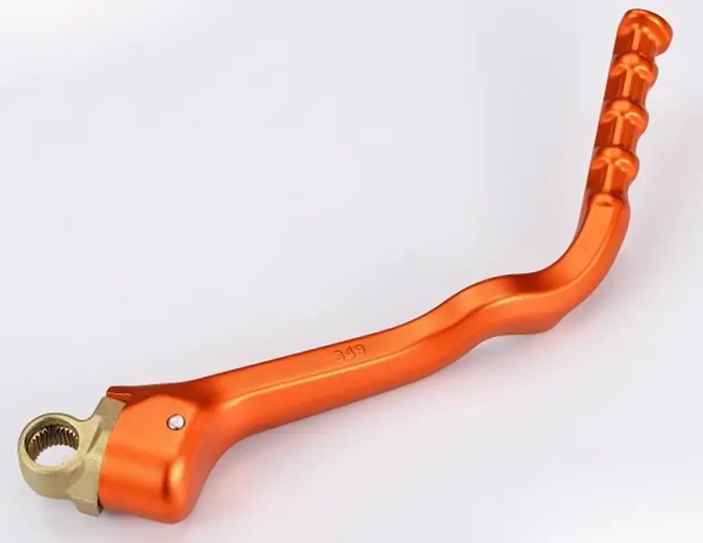 Zlevněný ACCEL startovací páka hliníková KTM SX/EXC 250/300 11-16, SXF 250/350/450/530 06-12 , EXC 300 11-16, EXCF 350 12-16, EXC 450/500/525 12-16, HUSQVARNA TE 250/300 14-16, TC 250 16 barva oranžová