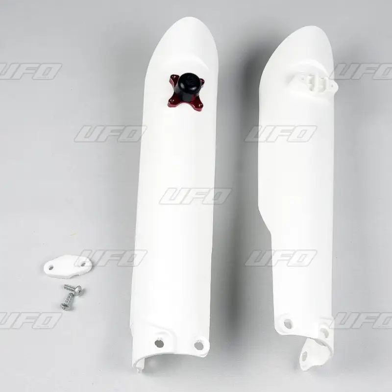 Novinka UFO kryty předních tlumičů KTM SX / SX-F 15-22, se zámkem barva bílá - nahrazuje GG07136041